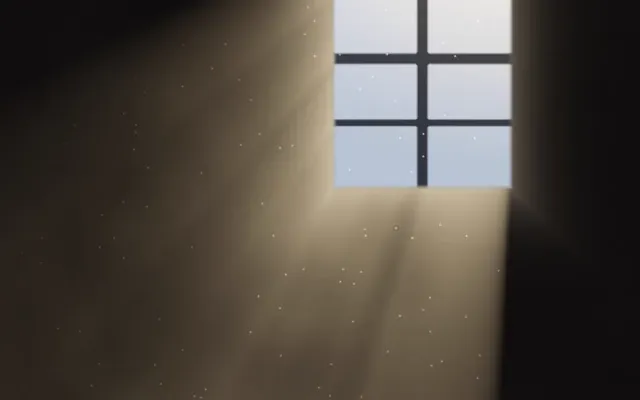 Effekt Licht durchs Fenster